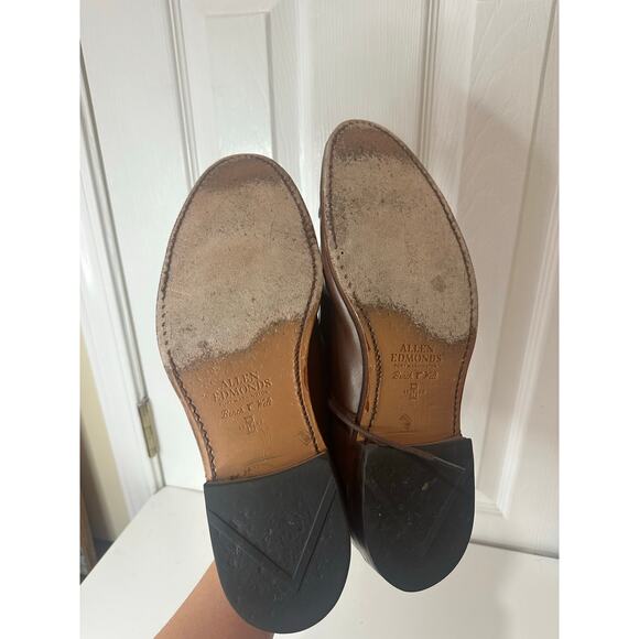 Allen Edmonds Park Avenue Cap Toe Oxfords Sz 11D Brown Leather Dress Shoes - Picture 9 of 9